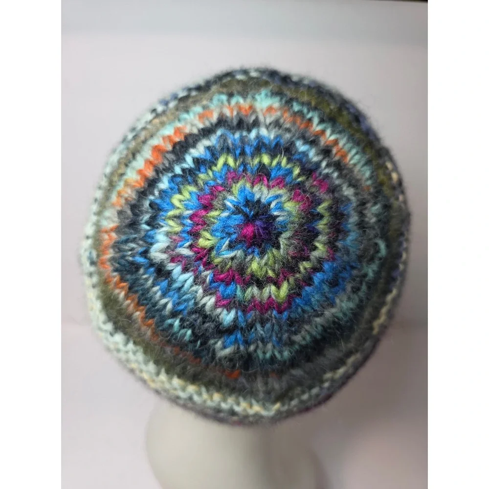 Sherpa Adventure Gear Multicolor Knit Fleece Lined Beanie Hat Handcrafted